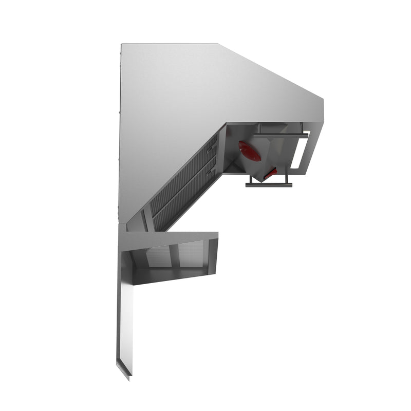 Forno Savona 30" 600 CFM Wall Mount Range Hood in Stainless Steel, Warming Shelf, Hybrid Filters, FRHWM5029-30HB