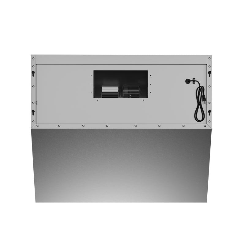 Forno Savona 30" 600 CFM Wall Mount Range Hood in Stainless Steel, Warming Shelf, Hybrid Filters, FRHWM5029-30HB