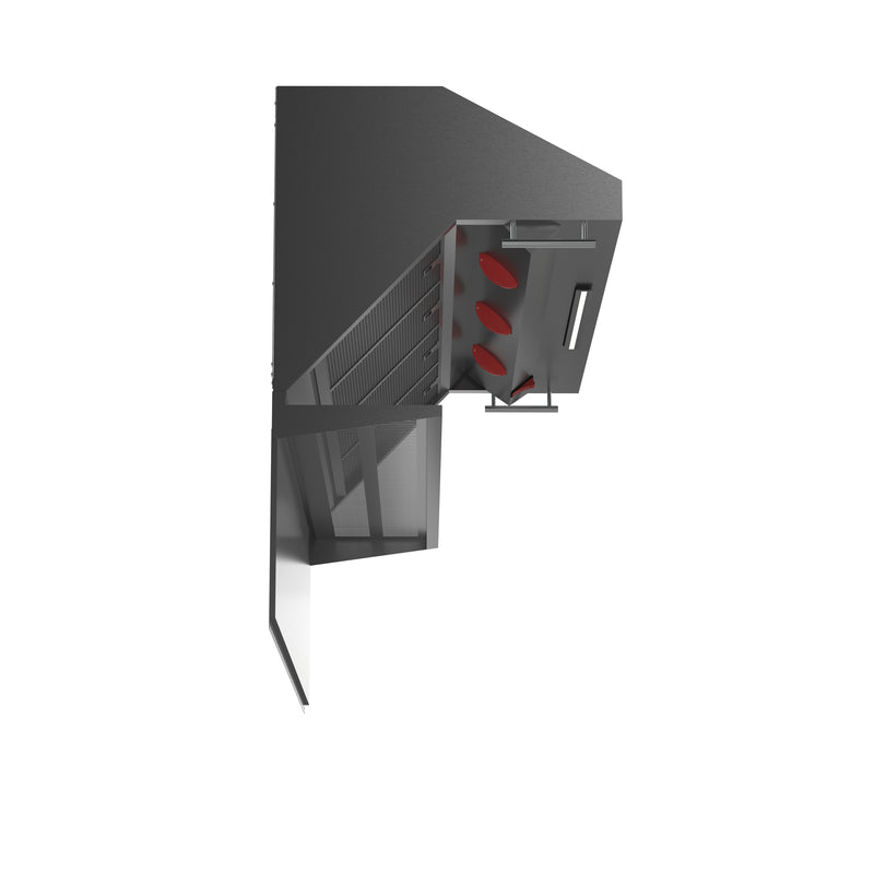 Forno Savona 48" 1200 CFM Wall Mount Range Hood in Stainless Steel, Warming Shelf, Hybrid Filters, FRHWM5029-48HB