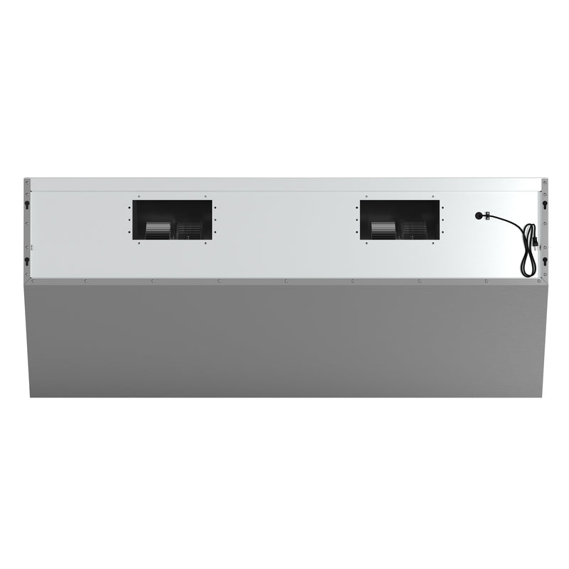 Forno Savona 60" 1200 CFM Wall Mount Range Hood in Stainless Steel, Warming Shelf, Hybrid Filters, FRHWM5029-60HB
