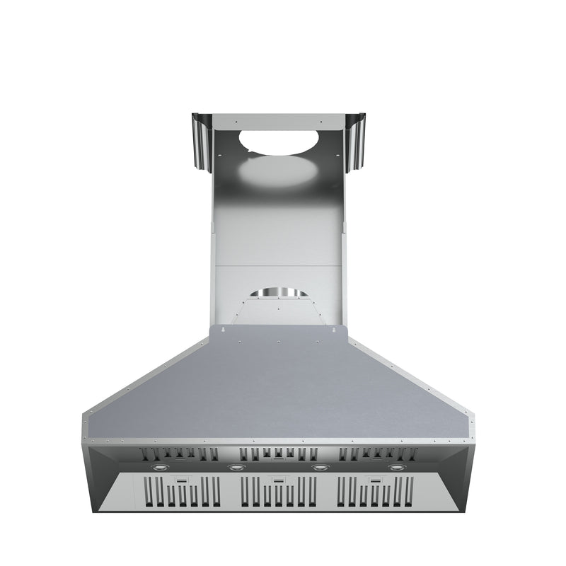 Forno Orvieto 48" 1200 CFM Wall Mount Range Hood in Stainless Steel, Baffle Filters, FRHWM5094-48