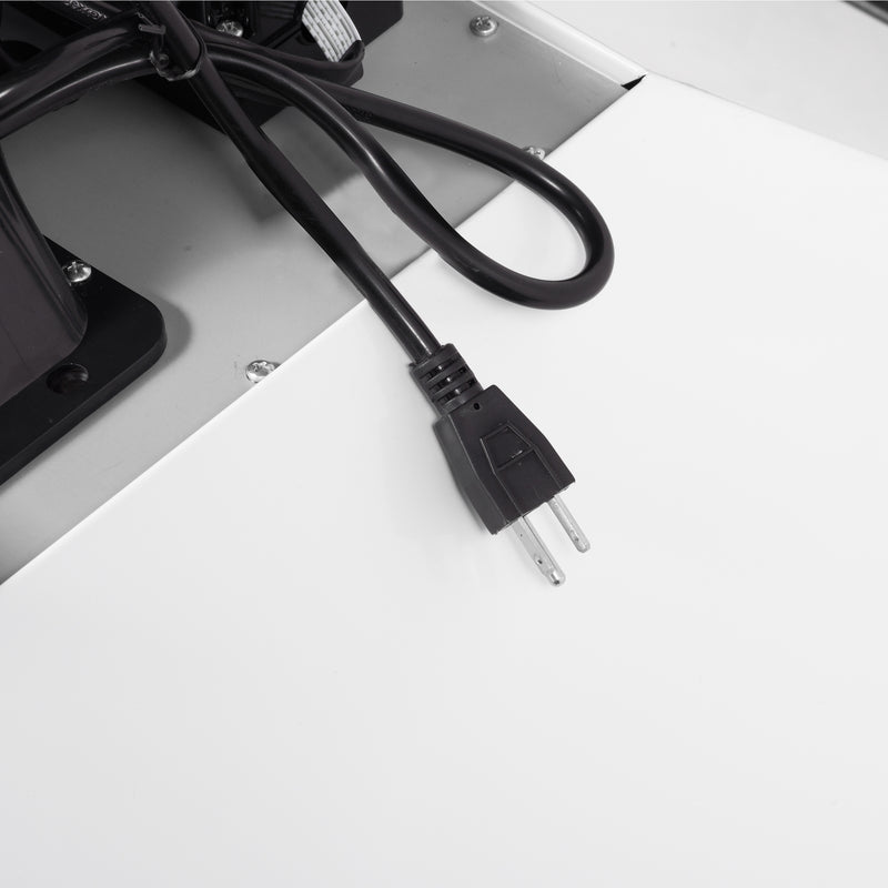 Forno Aria 30" 600 CFM Wall-Mounted Range Hood in White with Antique Brass Handles, FRHWM5095-30WHT