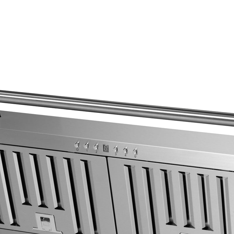 Forno Aria 36" 1200 CFM Wall-Mounted Range Hood in Stainless Steel, 4 Speed Settings, Quiet Operation, FRHWM5095-36