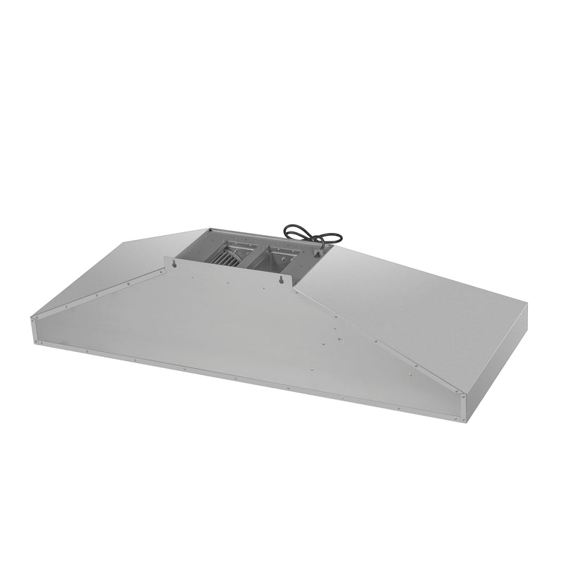 Forno Aria 60" 1200 CFM Wall-Mounted Range Hood in Stainless Steel, 4 Speeds, Quiet Operation, FRHWM5095-60