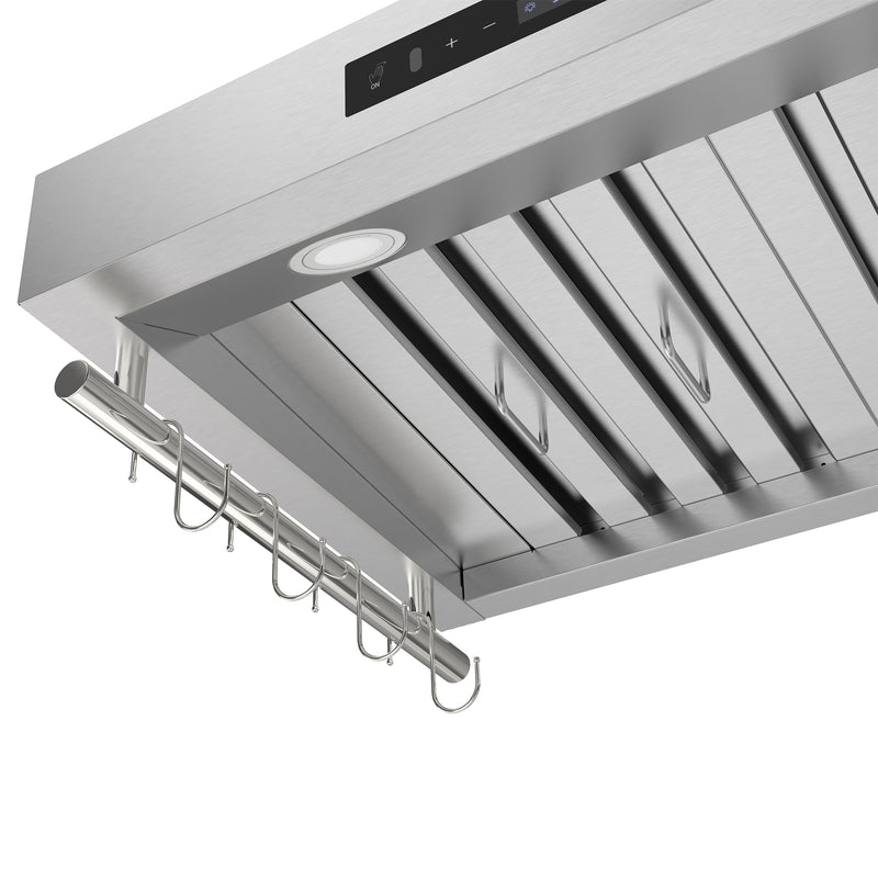 Forno Venezia 30" Wall-Mounted Range Hood in Stainless Steel, 3-Speed Fan, Touch Controls, LED Lights, FRHWM5503-30