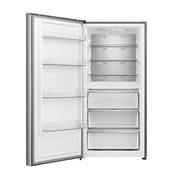 FORNO Maderno 28" Left Swing Convertible Freestanding Refrigerator/Freezer in Stainless Steel 13.6 cu.ft.