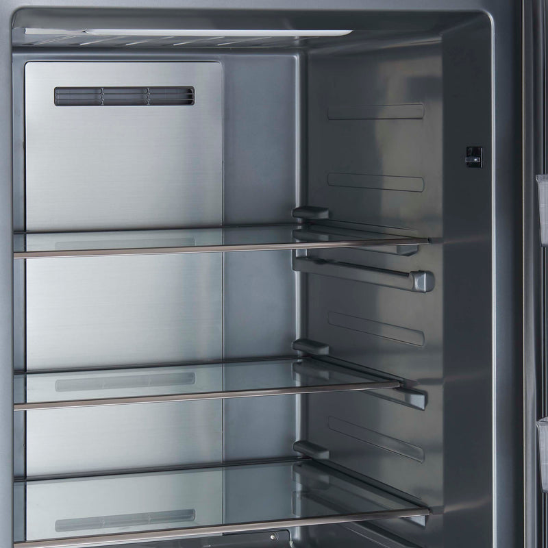Forno Fortezza 60" Freestanding Convertible Refrigerator/Freezer in Stainless Steel with Grille Trim, Automatic Ice Maker, FFFFD1738-60SG