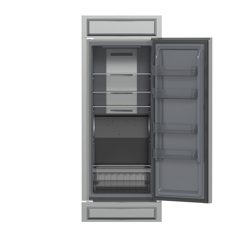 Forno Fortezza 32" Right-Swing Convertible Refrigerator/Freezer with Digital Controls with Modern Trim Kit, Energy Star Certified, FFFFD1738-32RMG