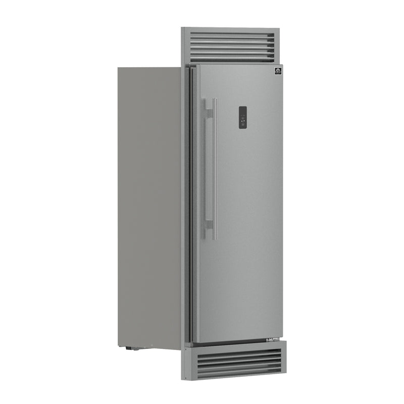 Forno Fortezza 32" Right-Swing Convertible Refrigerator/Freezer with Digital Controls with Grill Trim Kit, Energy Star Certified, FFFFD1738-32RSG