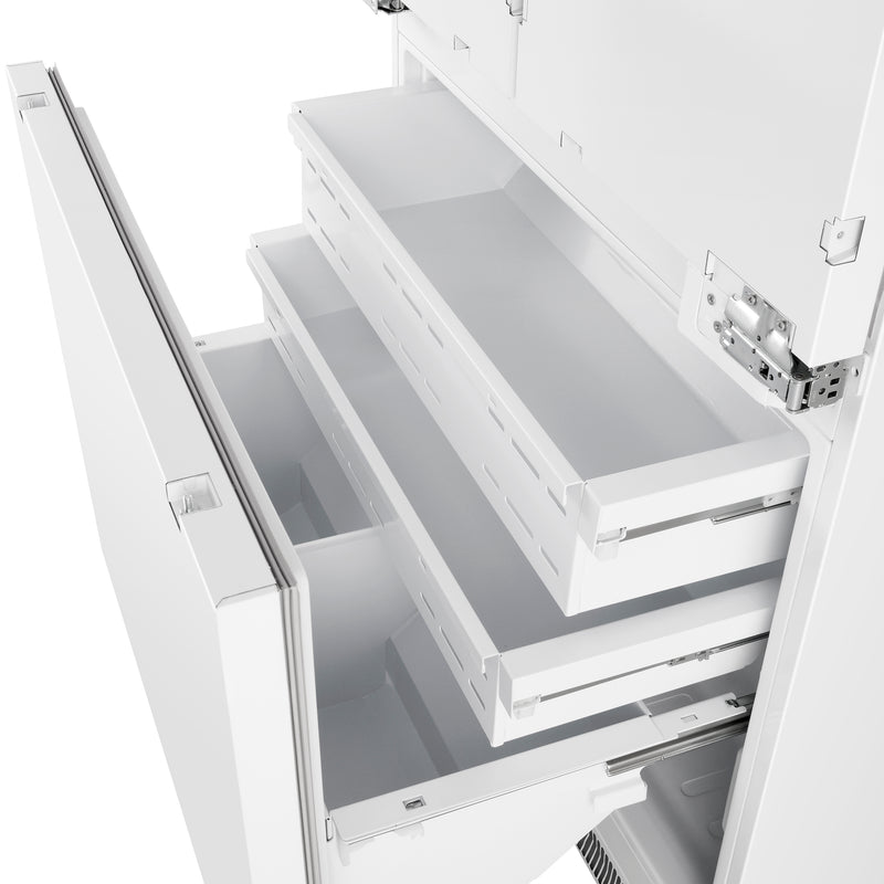 Forno Rivestito 36" French Door Refrigerator in Stainless Steel, FFRBI1811-36