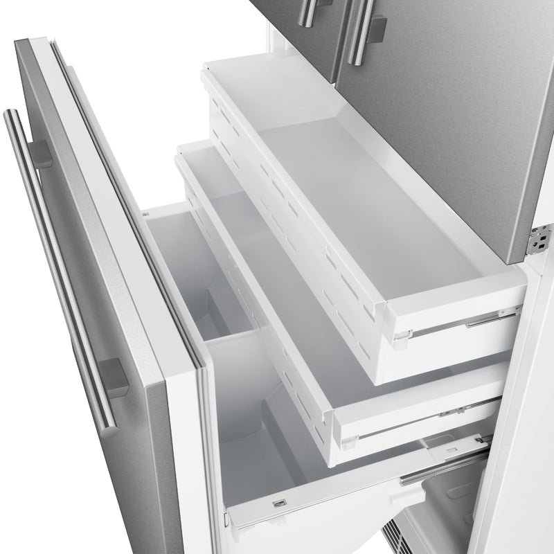 Forno Rivestito 36" French Door Refrigerator in Stainless Steel, FFRBI1811-36