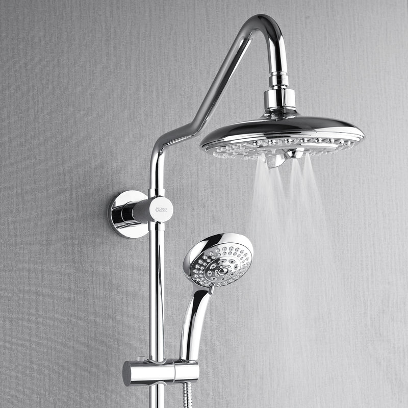 Forno Acqua Chrome AcquaSPA Shower System with 6-Function Rain Shower Head, 3 Body Jets, 5-Function Handheld, SC32CP-C2