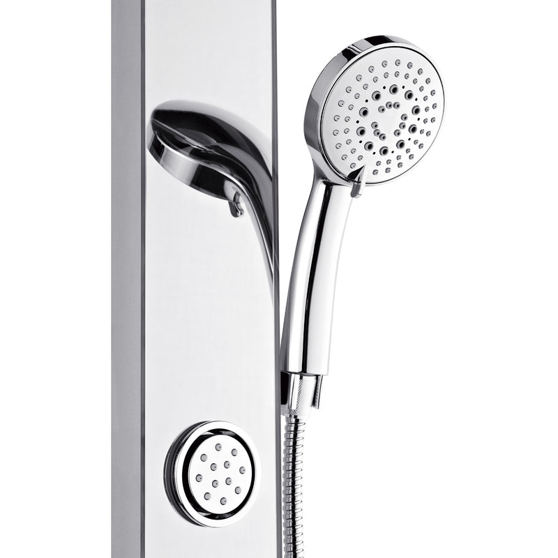Forno Acqua 9" Shower Panel System with SensoTEMP Technology, 5-Function Handheld, 3 Body Jets, SL31MC-L8