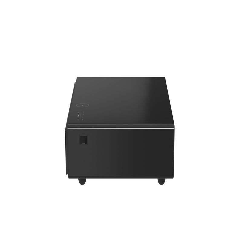 Forno Evoluto 51" Smart Coffee Table in Black, Dual Refrigerator Drawers, Bluetooth 5.0 Audio, Wireless Charging, FCTFR7006-51BLK