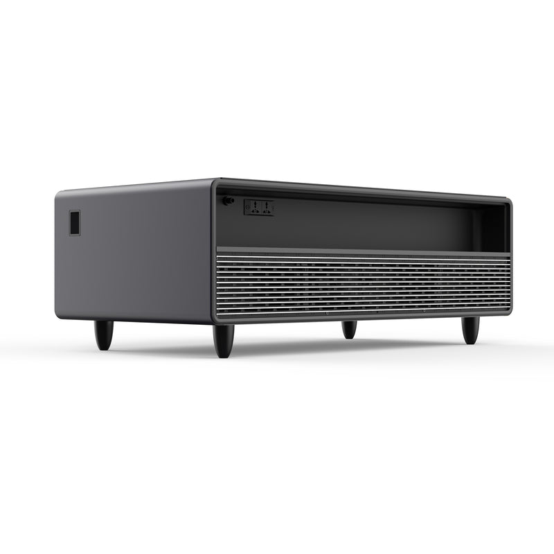 Forno Evoluto 51" Smart Coffee Table in Black, Dual Refrigerator Drawers, Bluetooth 5.0 Audio, Wireless Charging, FCTFR7006-51BLK
