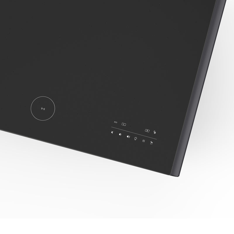 Forno Evoluto 51" Smart Coffee Table in Black, Dual Refrigerator Drawers, Bluetooth 5.0 Audio, Wireless Charging, FCTFR7006-51BLK