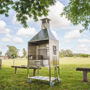 Tagwood BBQ Attachment Built-in Smoke Hood ASH25, 304 stainless steel canopy smoke hood with vent and mechanical operation for grills.