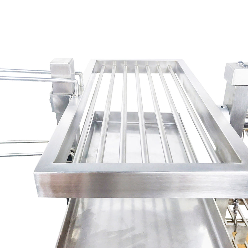 Tagwood BBQ Freestanding Argentine Santa Maria Grill with 304 stainless steel, adjustable grates, and gaucho-style brasero firebox.