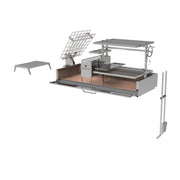 Tagwood BBQ XL Built-In Santa Maria Argentine Wood Fire & Charcoal Gaucho Grill with stainless steel, adjustable grates, and gaucho-style firebox.