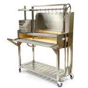 Tagwood BBQ Stainless Steel Wind Guard - BBQ51SS with 35" width, durable rust-resistant 304 steel for wind protection on grills.