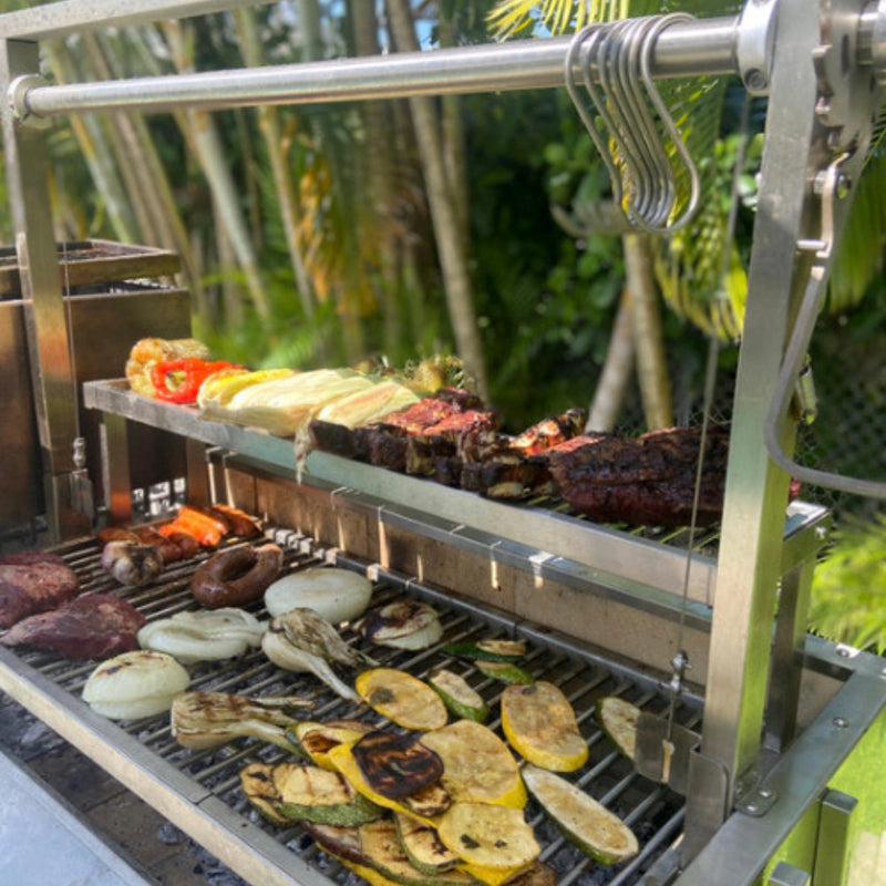 Tagwood BBQ Warming Rack - BBQ52SS stainless steel 34" warming rack with 8mm rods expands cooking space for grilling versatility