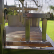 Tagwood BBQ Warming Rack - BBQ52SS stainless steel rack with 34"x7" dimensions and 8mm rods for added grill space and heat resistance