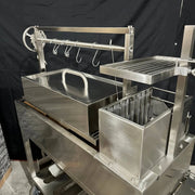 Tagwood BBQ Large Top Lid - BBQ59SS stainless steel lid for Santa Maria grill with oven-like heat retention and durable 304 stainless build.