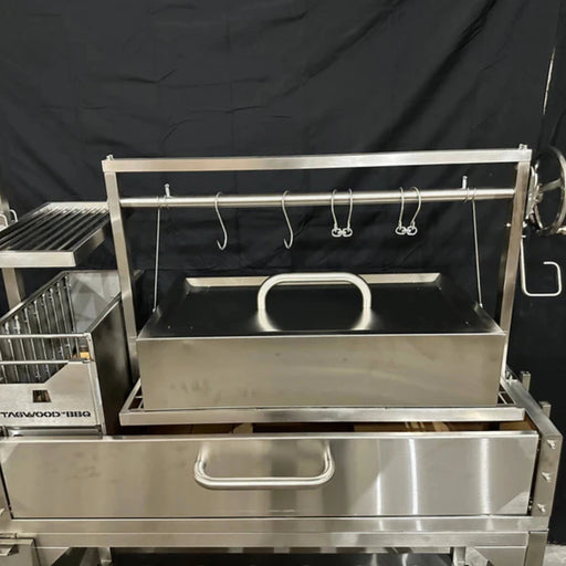 Tagwood BBQ Large Top Lid - BBQ59SS stainless steel grill lid with handle, heat retention, fits multiple Tagwood BBQ models.