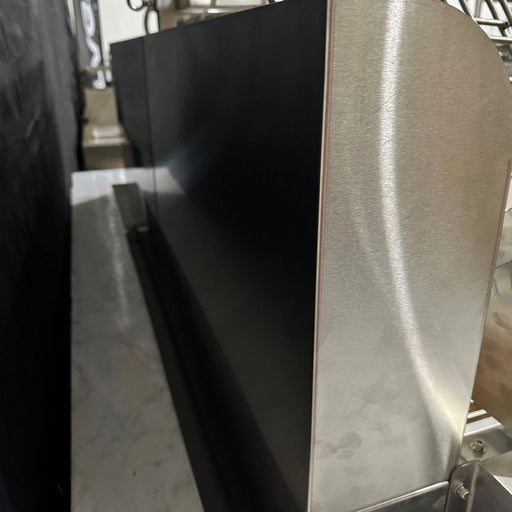 Tagwood BBQ Stainless Steel Wind Guard - BBQ61SS with rust-resistant 304 stainless steel for left side Gaucho clamp grill wind protection.