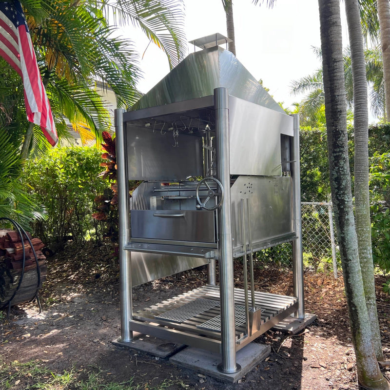 Tagwood BBQ Stainless Steel Wind Guard - BBQ62SS made of durable 304 stainless steel for wind protection and heat resistance.