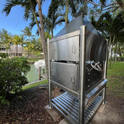 Tagwood BBQ Stainless Steel Wind Guard - BBQ62SS in rust-resistant 304 stainless steel with wind protection, fit for BBQ12SS model.