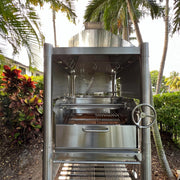 Tagwood BBQ Stainless Steel Wind Guard - BBQ62SS with rust-resistant 304 steel, designed for wind protection on BBQ12SS grill.