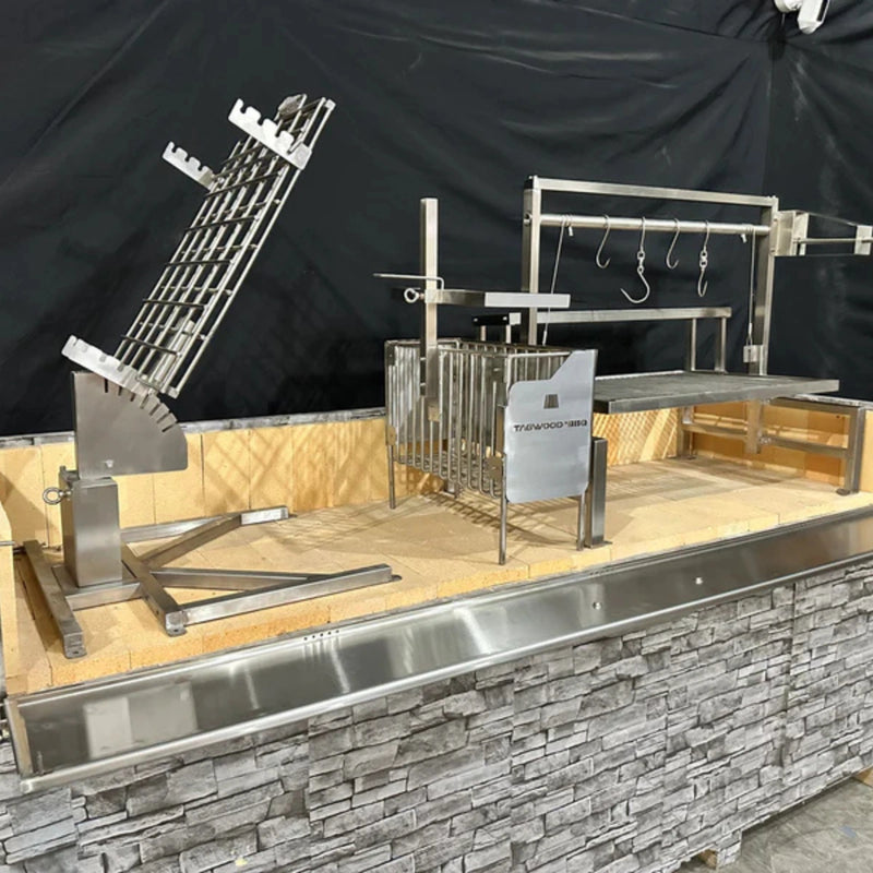 Tagwood BBQ front door for BBQ09SS Small with stainless steel construction, heat retention, and easy-install brackets.
