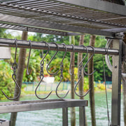 Tagwood BBQ Extended S shape meat hook stainless steel heavy-duty rust-resistant hook for grilling large cuts of meat