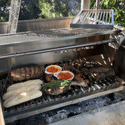 Tagwood BBQ V-Shape grill BBQ78SS with 304 stainless steel, V-shaped grate, grease collector, fits BBQ02SI/SS grills.