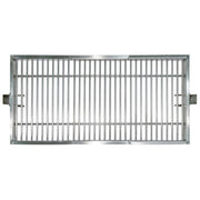 Tagwood BBQ Round Warming Roof Grill BBQ98SS made of stainless steel with durable bars and side handles for BBQ09SS grills.