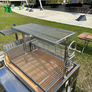 Tagwood BBQ Round Warming Roof Grill BBQ99SS stainless steel warming rack compatible with BBQ23SS BBQ25SS grills for extra cooking space.