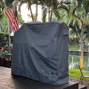 Tagwood BBQ BBQ06SS Cover - COVE06 black vinyl grill cover with custom fit, UV-resistant and water-resistant material for outdoor protection.