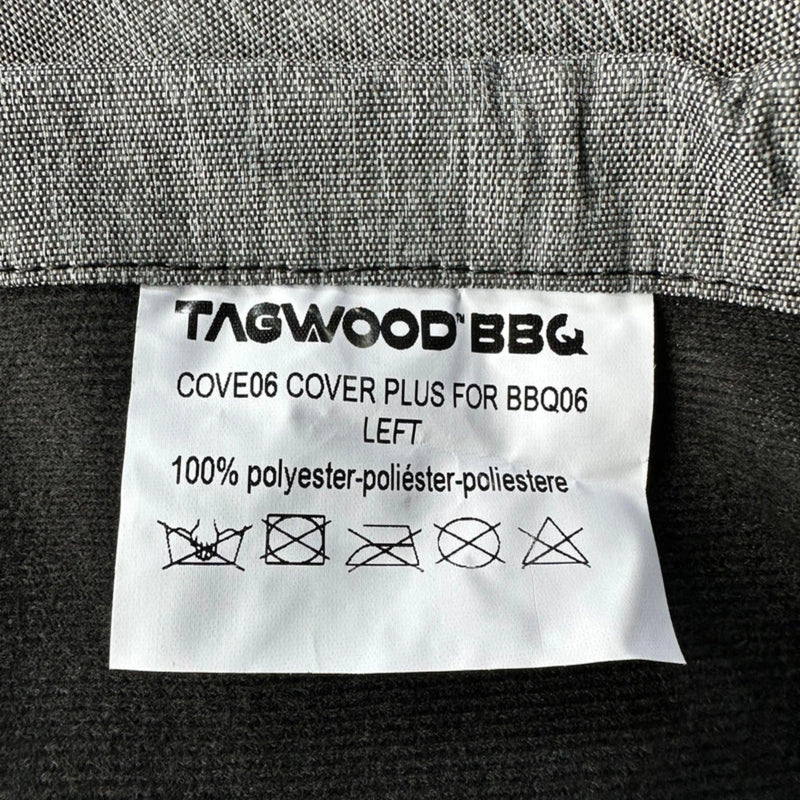 Tagwood BBQ BBQ06SS Cover - COVE06 in grey polyester, custom fit, UV and water-resistant grill cover for BBQ06SS model