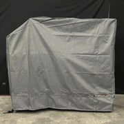 Tagwood BBQ BBQ26SS Cover - COVE26 in grey vinyl with UV protection, waterproof, velvet liner, vent windows, and adjustable drawstring fit.