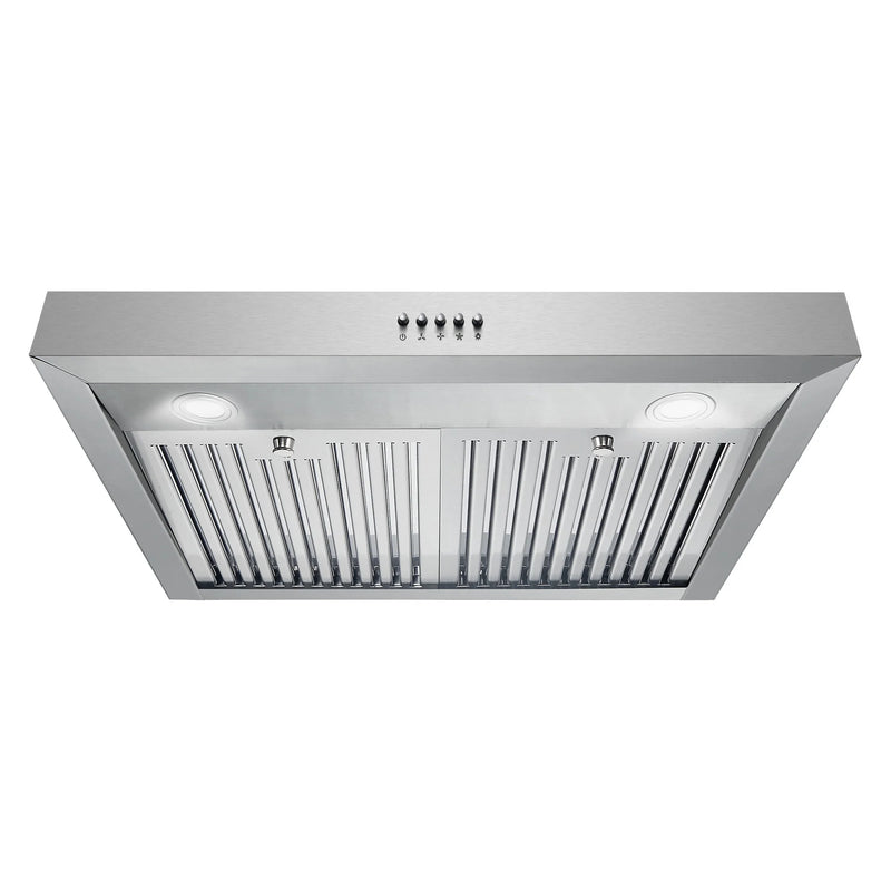 Cosmo 48" Haven Collection Under Cabinet Range Hood in Stainless Steel, 500 CFM, LED Lights, COS-QB48