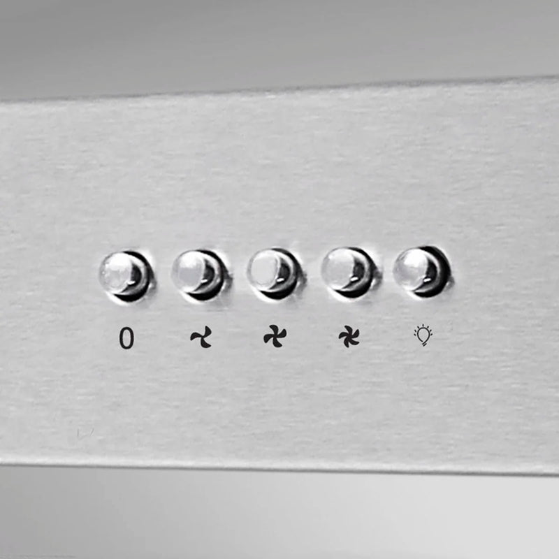 Cosmo 30" Haven Collection Under Cabinet Range Hood in Stainless Steel, 380 CFM, LED Lights, UC30