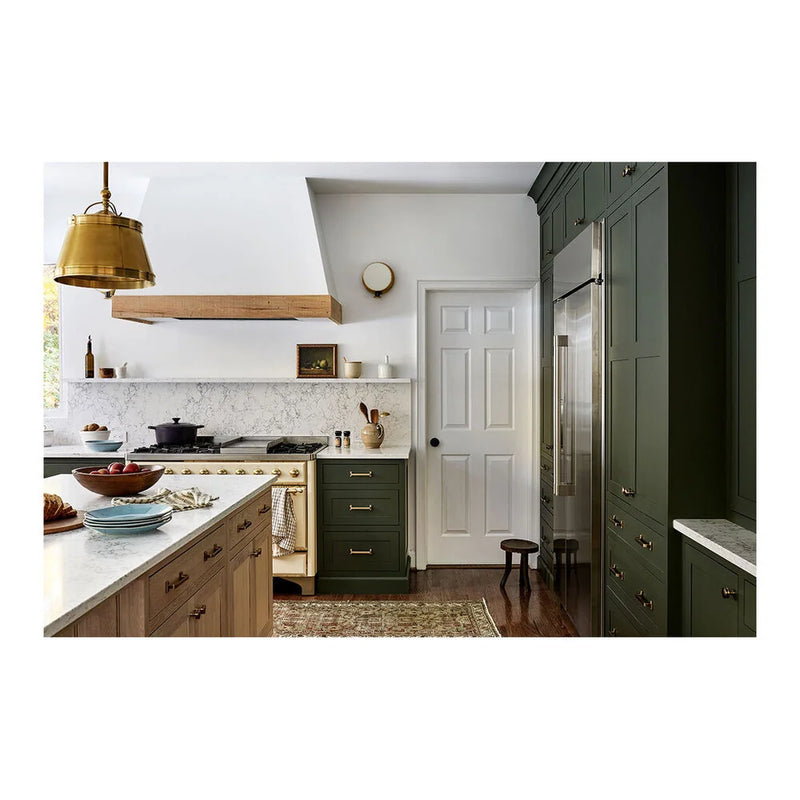 ILVE Majestic II 48" Dual Fuel Freestanding Range in Antique White with Brass Trim, UM12FDNS3AWGLP