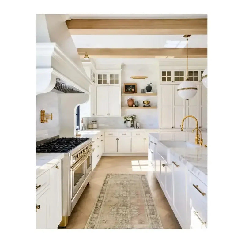 ILVE Majestic II 60" Dual Fuel Freestanding Range in Stainless Steel with Brass Trim, UM15FDNS3SSG