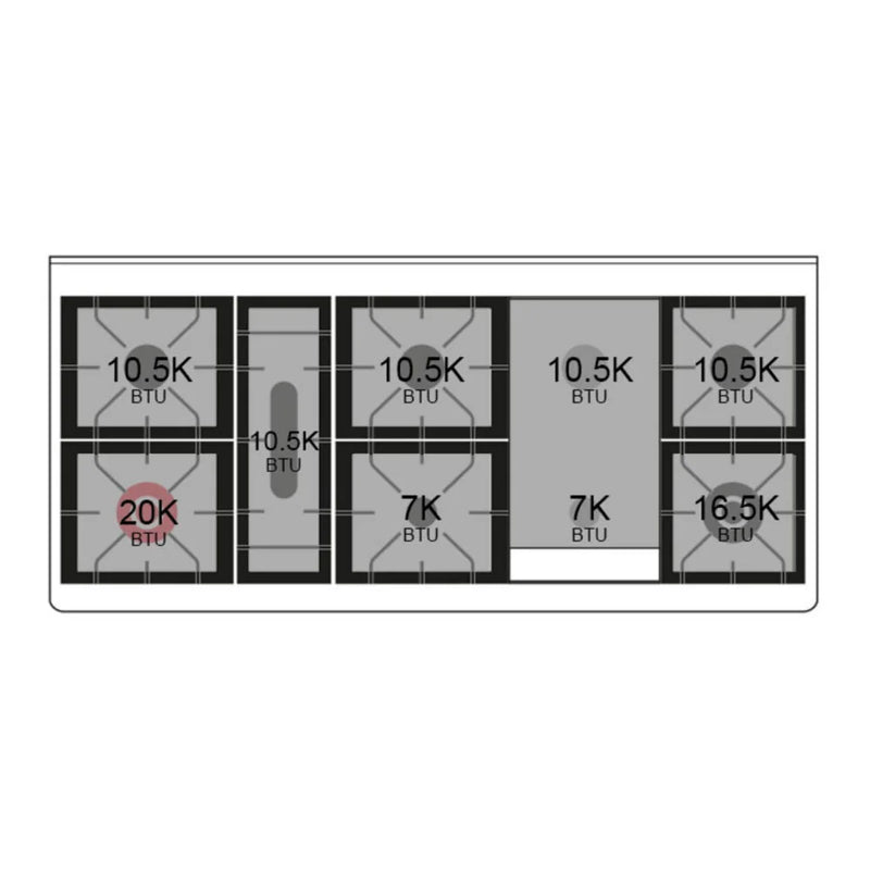 ILVE Majestic II 60" Dual Fuel Freestanding Range in Blue Grey with Chrome Trim, UM15FDQNS3BGCLP