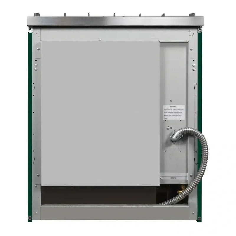 ILVE Majestic II 30" Dual Fuel Freestanding Range in Emerald Green with Burnished Trim, UM30DNE3EGB