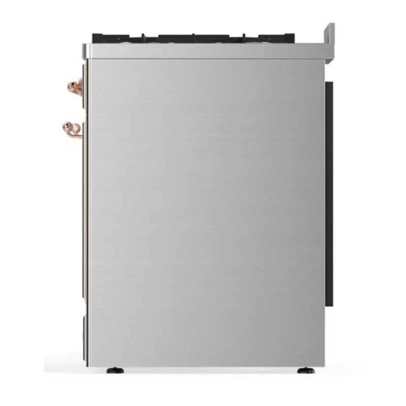 ILVE Majestic II 30" Dual Fuel Freestanding Range in Stainless Steel with Copper Trim, UM30DNE3SSP