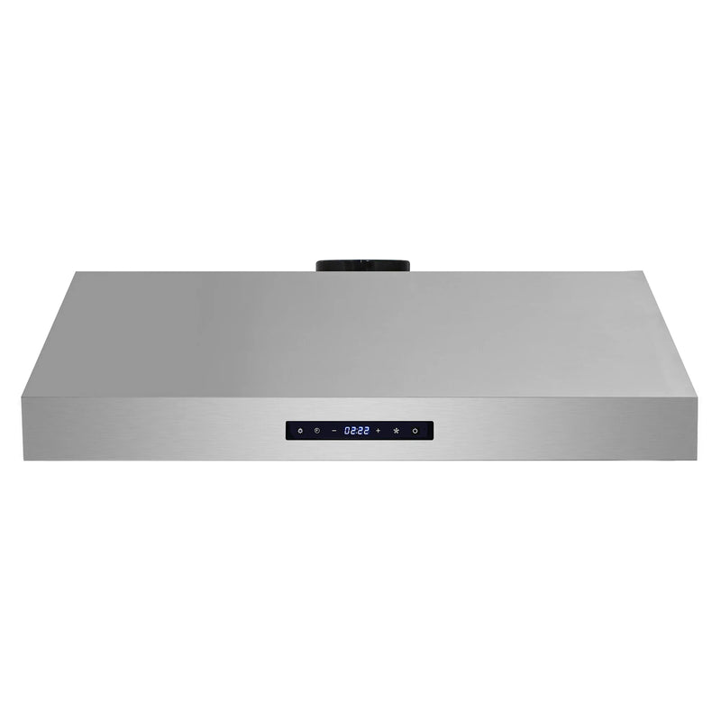 Cosmo 30" Haven Collection Under Cabinet Range Hood in Stainless Steel, 380 CFM, LED Lights, Touch Controls, UMC30