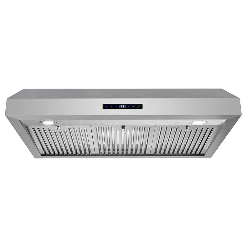Cosmo 36" Haven Collection Under Cabinet Range Hood in Stainless Steel, 380 CFM, Touch Controls, UMC36