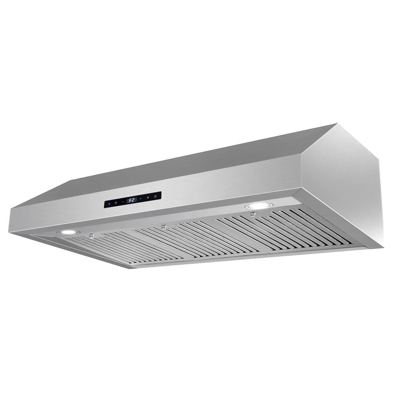 Cosmo 36" Haven Collection Under Cabinet Range Hood in Stainless Steel, 380 CFM, Touch Controls, UMC36